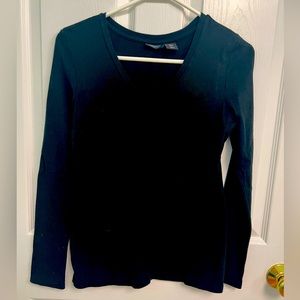 Jones & Co. long sleeve tee black size small NWOT